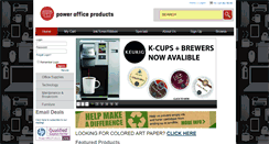 Desktop Screenshot of powerofficeproducts.com